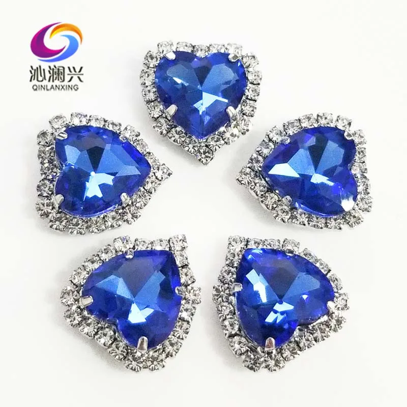 Factory sales Light blue heart shape top grade Crystal glass buckle,silver bottom sew on rhinestones Diy/jewelry accessories
Factory sales Light blue heart shape top grade Crystal glass buckle,silver bottom sew on rhinestones Diy/jewelry accessories