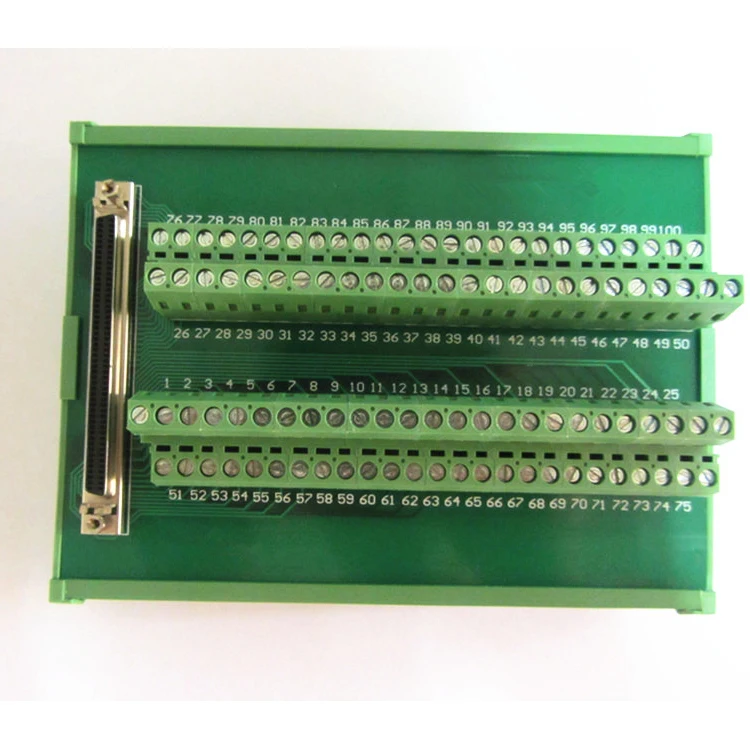 Доступно монтажное рельсовое крепление SCSI 100 Pin Клеммная коммутационная плата
Доступно монтажное рельсовое крепление SCSI 100 Pin Клеммная коммутационная плата