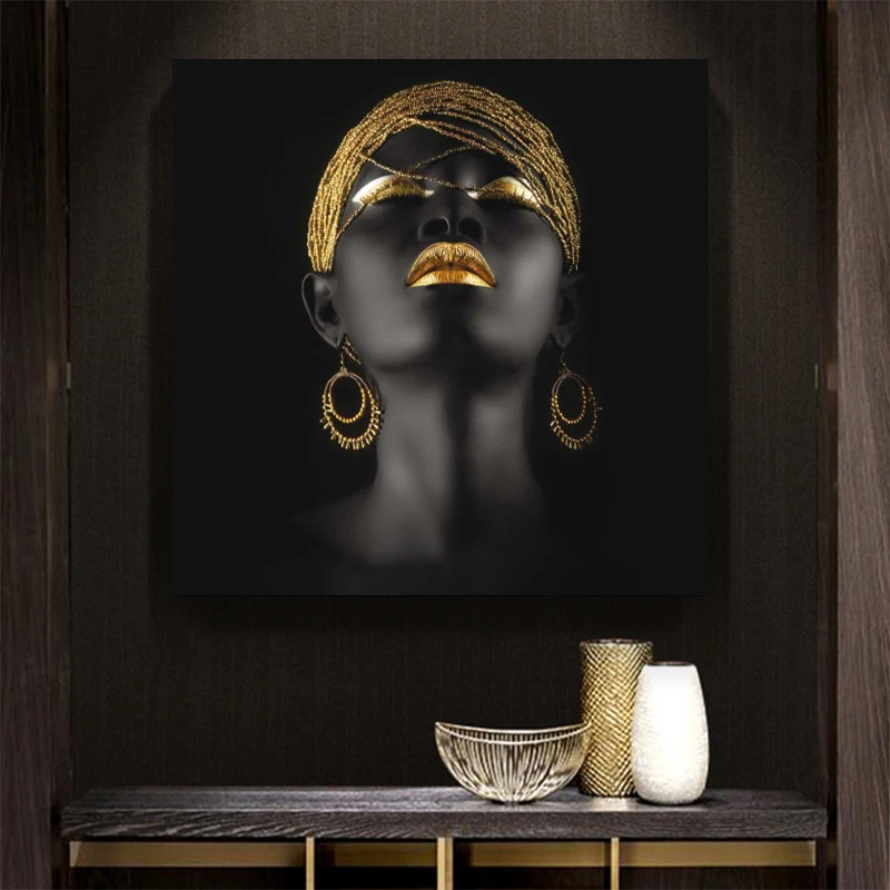 70x70cm - Canvas Painting Wall Art Pictures Prints Black Woman on Canvas No Frame Home Decor Wall Poster Decor for Living Room
70x70cm - Canvas Painting Wall Art Pictures Prints Black Woman on Canvas No Frame Home Decor Wall Poster Decor for Living Room