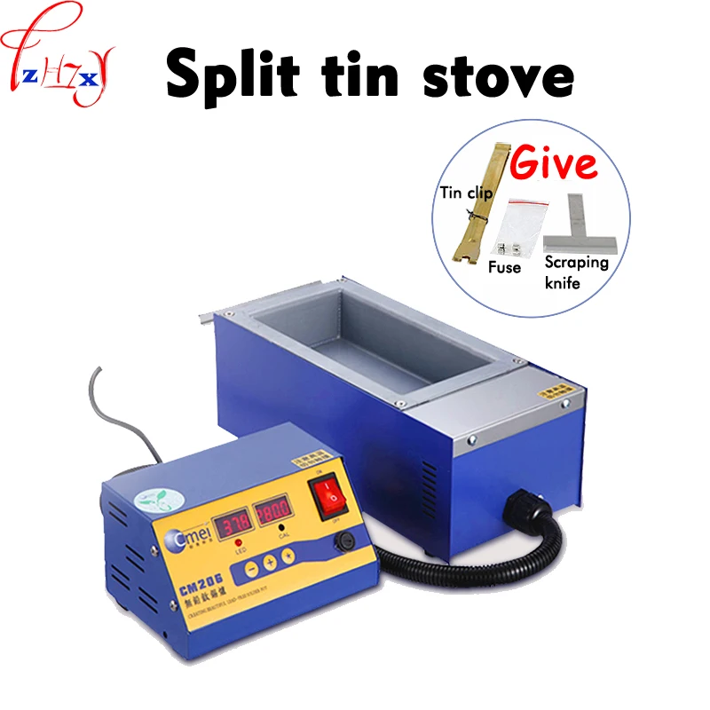 1pc CM-206 Split lead - free solder furnace digital high - temperature melting tin furnace dip tin machine 220V/110V
1pc CM-206 Split lead - free solder furnace digital high - temperature melting tin furnace dip tin machine 220V/110V