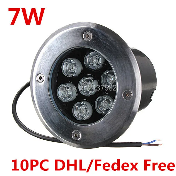 7W LED underground lamp IP68 waterproof outdoor lighting Warm White/Cold White/Red/Green/Blue/Yellow
7W LED underground lamp IP68 waterproof outdoor lighting Warm White/Cold White/Red/Green/Blue/Yellow