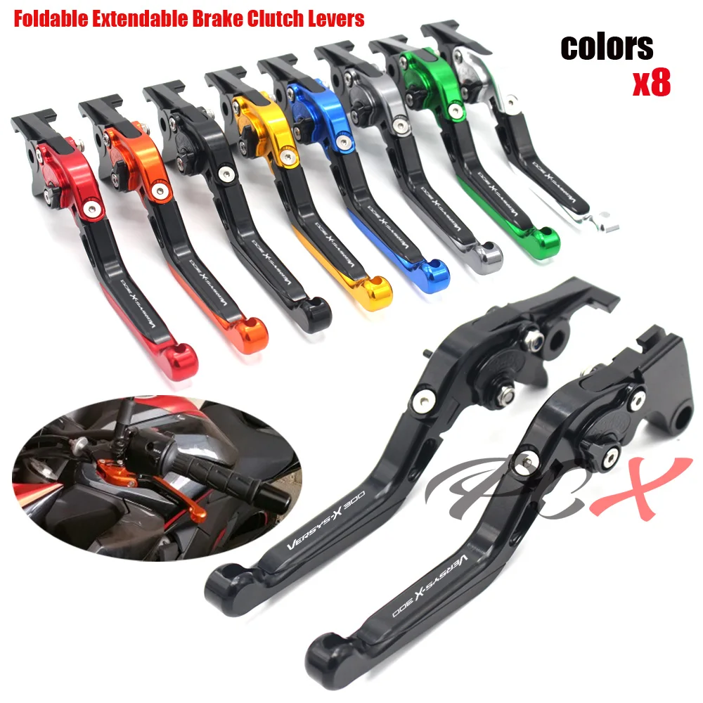 Motorcycle Folding Extendable Adjustable CNC Aluminum Brakes Clutch Levers For Kawasaki VERSYS-X300 VERSYS-X 300 2017-2018
Motorcycle Folding Extendable Adjustable CNC Aluminum Brakes Clutch Levers For Kawasaki VERSYS-X300 VERSYS-X 300 2017-2018