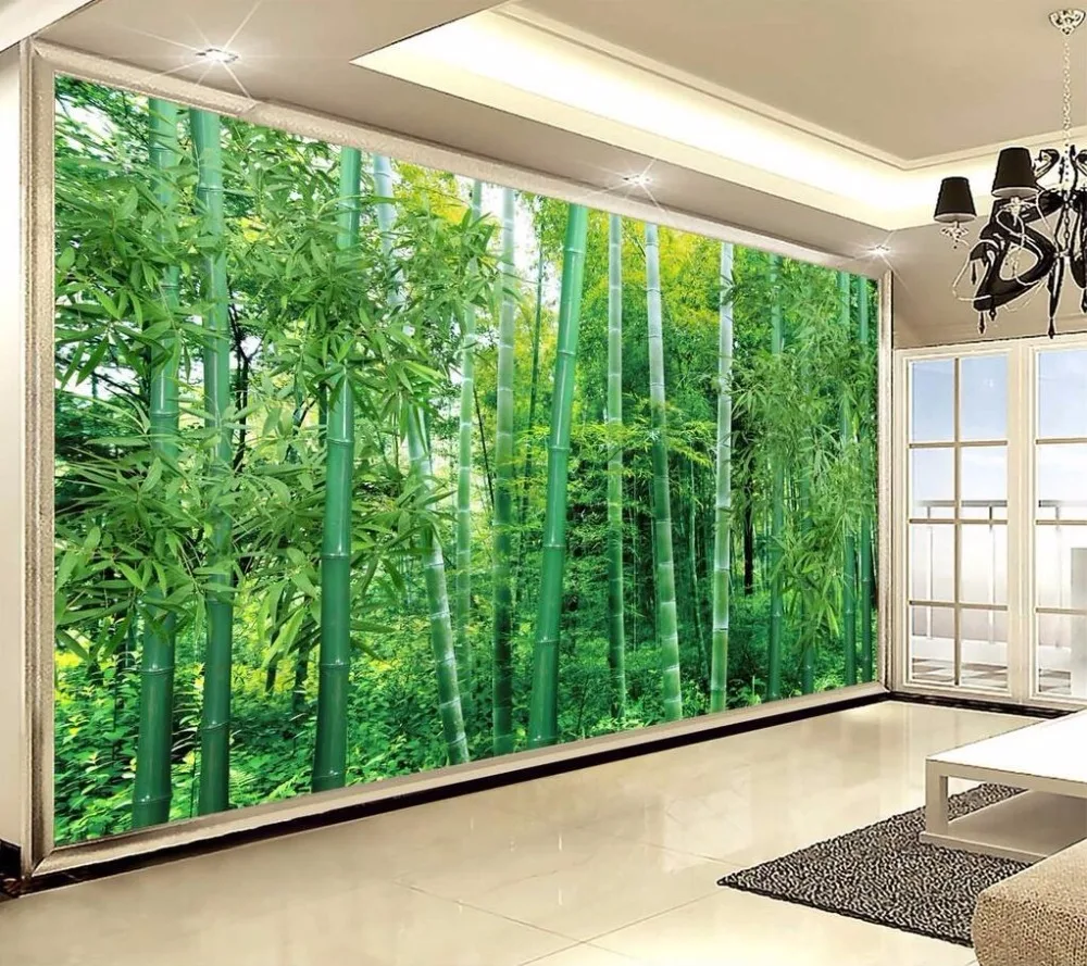 Beibehang Custom Wallpaper HD Bamboo Landscape Natural Landscape Green Living Room TV Background 3d wallpaper papel de parede
Beibehang Custom Wallpaper HD Bamboo Landscape Natural Landscape Green Living Room TV Background 3d wallpaper papel de parede