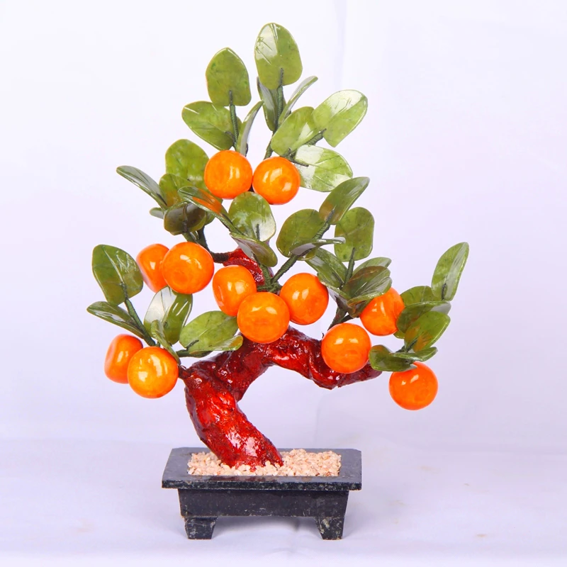 The living room decoration 12 Chinese wine small orange tree porch shelf jade ornaments jade crafts gifts
The living room decoration 12 Chinese wine small orange tree porch shelf jade ornaments jade crafts gifts