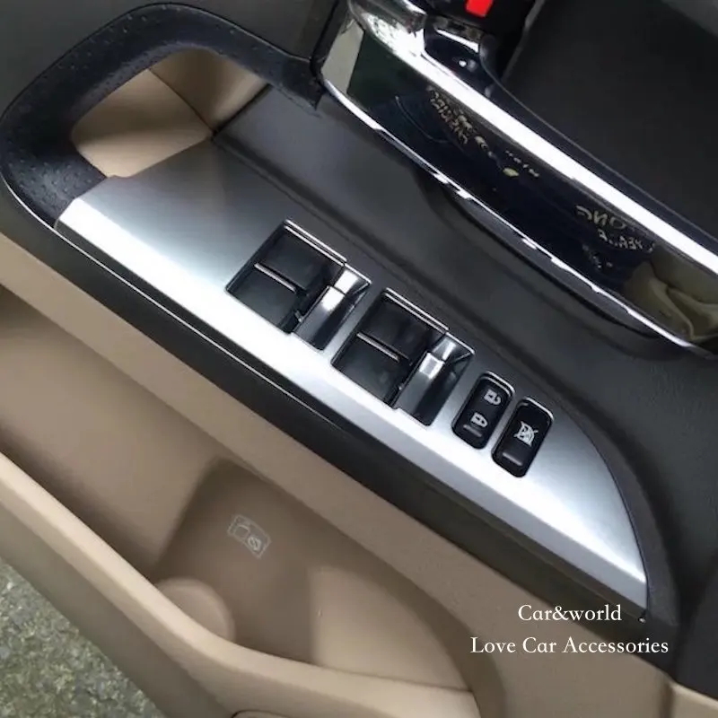 ABS Interior Armrest Glass Lift Door Window Switch Button Cover Trims For Toyota Land Cruiser LC 200 2016-2021 Car Accessories
ABS Interior Armrest Glass Lift Door Window Switch Button Cover Trims For Toyota Land Cruiser LC 200 2016-2021 Car Accessories