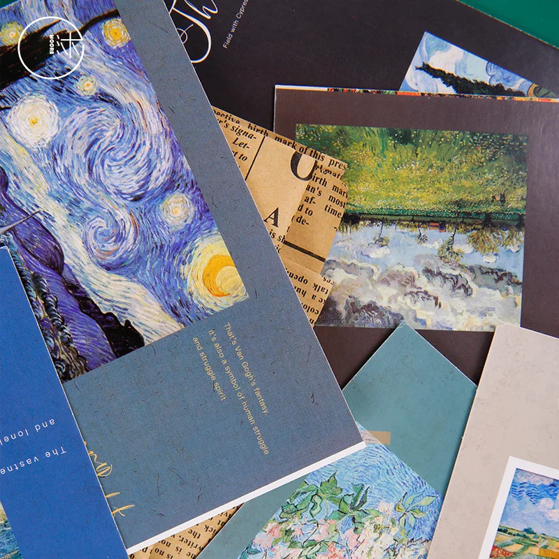 30 Sheets/Set Van Gogh Boundless Worries Postcard Canvas Message Card Gift Stationery Office Supplies
30 Sheets/Set Van Gogh Boundless Worries Postcard Canvas Message Card Gift Stationery Office Supplies
