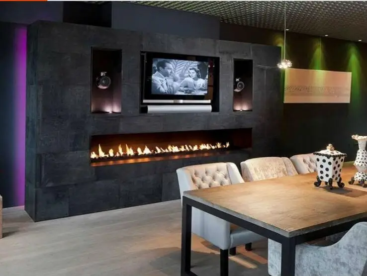 Inno-Fire 60 inch silver or black wifi real fire intelligent indoor smart bioethanol burner
Inno-Fire 60 inch silver or black wifi real fire intelligent indoor smart bioethanol burner