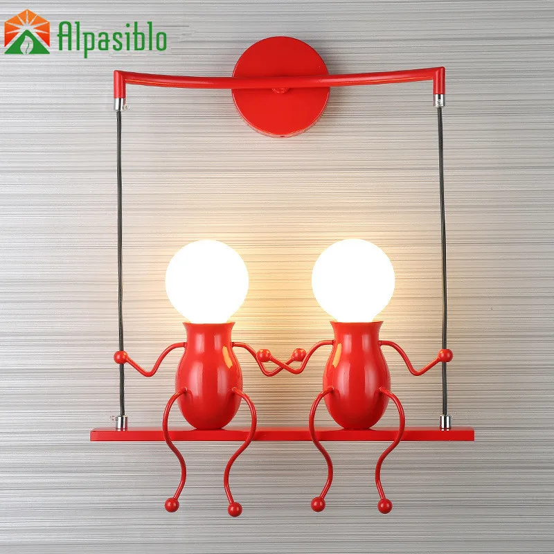 Креативный светодиодный настенный светильник для спальни современные декорации в помещении, красный, черный, белый, Детский Светильник рядом с настенным светильником AC85-265V
Креативный светодиодный настенный светильник для спальни современные декорации в помещении, красный, черный, белый, Детский Светильник рядом с настенным светильником AC85-265V