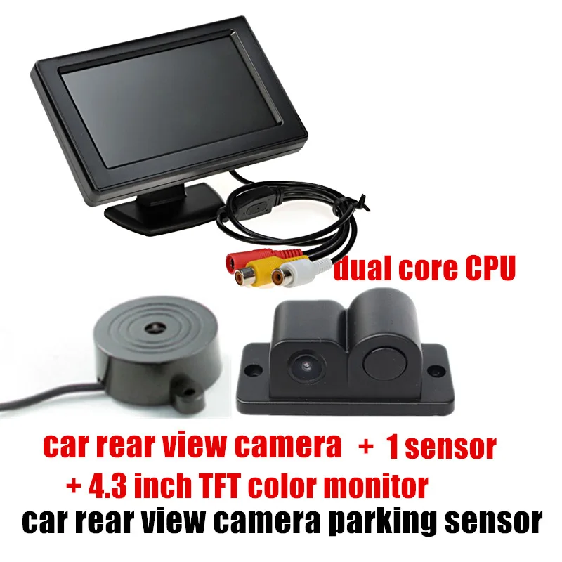 Big primotion 3 in1 Auto Video Parking Monitor 4.3 Inch Car Mirror Monitors With Rear View Camera and Parking Sensors 1 sensor
Big primotion 3 in1 Auto Video Parking Monitor 4.3 Inch Car Mirror Monitors With Rear View Camera and Parking Sensors 1 sensor