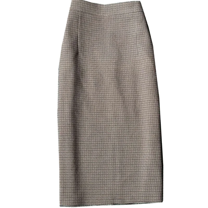 High Waist Plaid Skirts Women 2022 spring Fashion Vintage split office lady Pencil Skirt
High Waist Plaid Skirts Women 2022 spring Fashion Vintage split office lady Pencil Skirt
