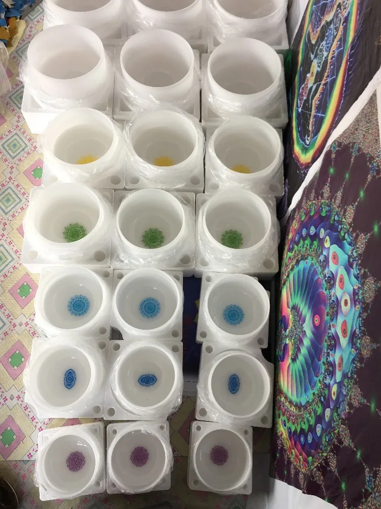 Perfect Pitch Chakras set frosted crystal singing Bowls with 7 chakras design one set 8"-14" 7 PCS CDEFGAB
Perfect Pitch Chakras set frosted crystal singing Bowls with 7 chakras design one set 8"-14" 7 PCS CDEFGAB