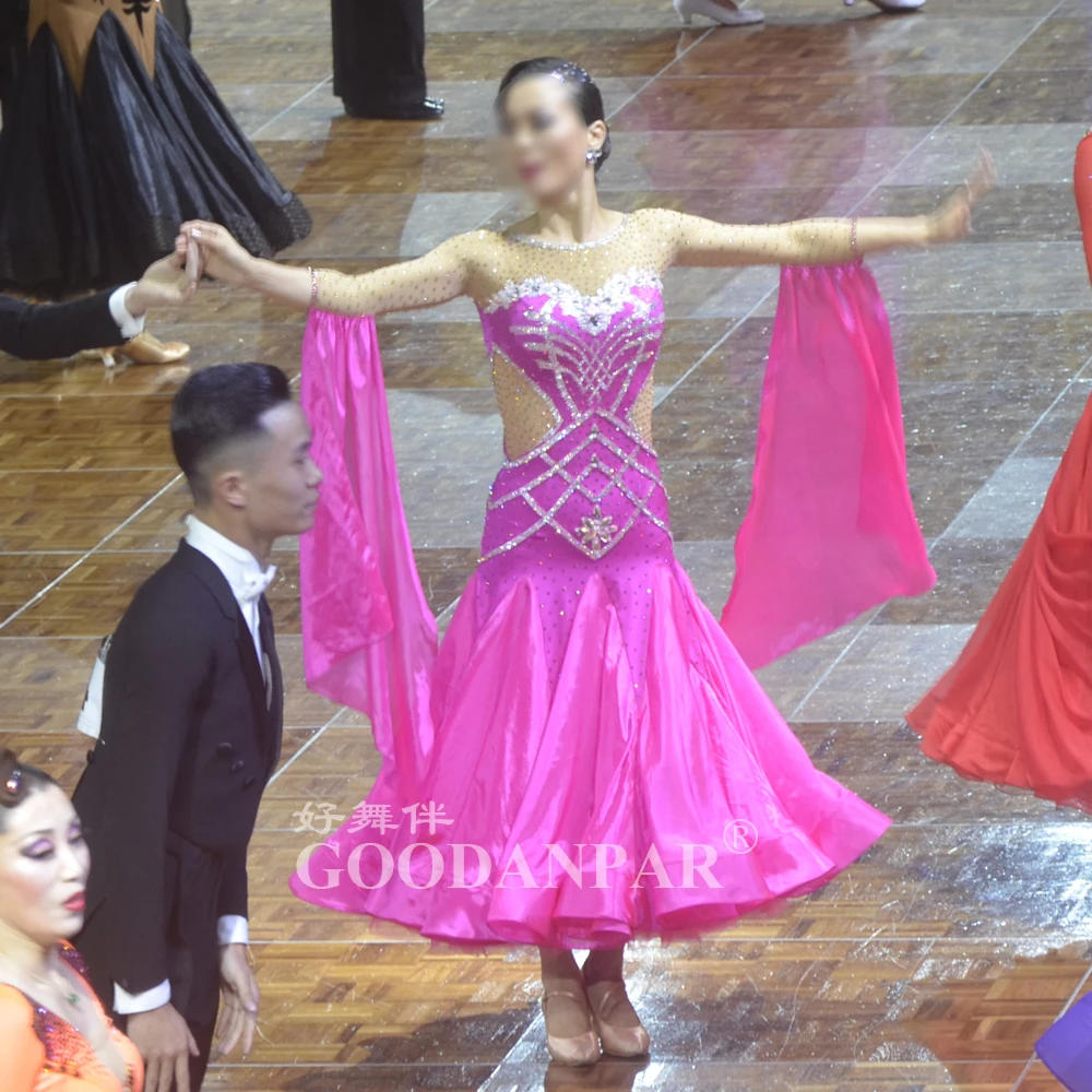 New! Competition Ballroom dance costumes sexy ballroom dance dress for women ballroom dance competition dresses Pink GOODANPAR
New! Competition Ballroom dance costumes sexy ballroom dance dress for women ballroom dance competition dresses Pink GOODANPAR