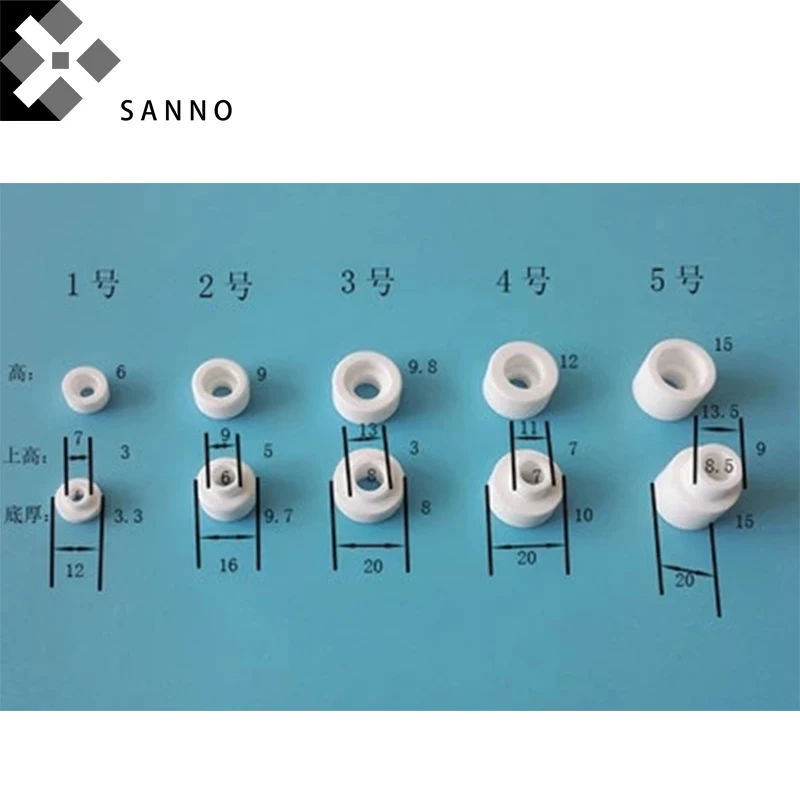 10PCS Alumina ceramic screw cap M1 - M11 male parent matching heat-resistant al2o3 tube pipe
10PCS Alumina ceramic screw cap M1 - M11 male parent matching heat-resistant al2o3 tube pipe