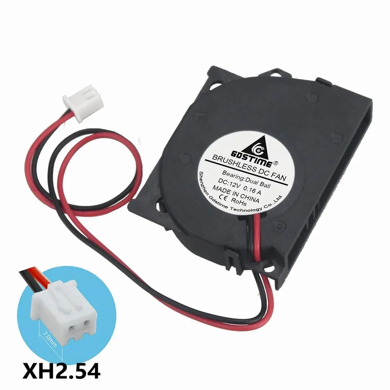 Gdstime 10 Pcs Two Ball Bearing DC 12V PC Cooling Fan 50mm x 40mm x 10mm Turbo Fan Blower 5cm Brushless Cooler 5010B 50*10mm
Gdstime 10 Pcs Two Ball Bearing DC 12V PC Cooling Fan 50mm x 40mm x 10mm Turbo Fan Blower 5cm Brushless Cooler 5010B 50*10mm