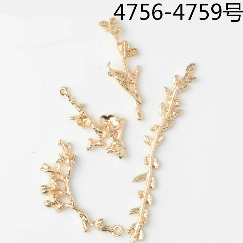 50pcs Alloy Gold Color leaf Charms Branches Shape Pendant Handmade Hanging Crafts DIY Jewelry Accessory
50pcs Alloy Gold Color leaf Charms Branches Shape Pendant Handmade Hanging Crafts DIY Jewelry Accessory