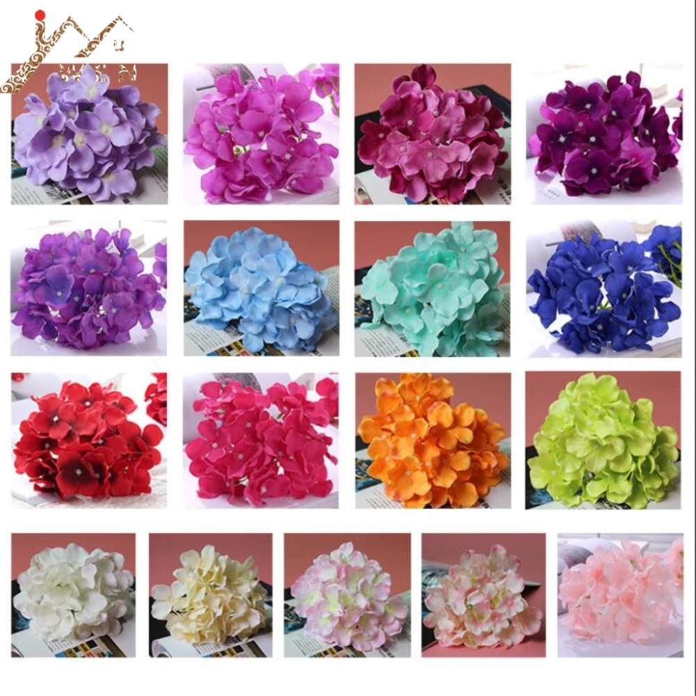 Artificial Hydrangea Flower Head 15 CM Diameter Wedding / Party / Home DIY Flower Wall Decoration 18 Color 1 Lot=50 Pcs
Artificial Hydrangea Flower Head 15 CM Diameter Wedding / Party / Home DIY Flower Wall Decoration 18 Color 1 Lot=50 Pcs