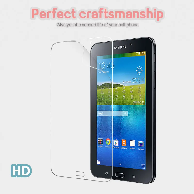 Высококачественная Защитная пленка для экрана HD для Samsung Galaxy TAB E 7.0 T113 7 "Глянцевая передняя защитная пленка с прозрачным ЖК-дисплеем и чистой тканью
Высококачественная Защитная пленка для экрана HD для Samsung Galaxy TAB E 7.0 T113 7 "Глянцевая передняя защитная пленка с прозрачным ЖК-дисплеем и чистой тканью
