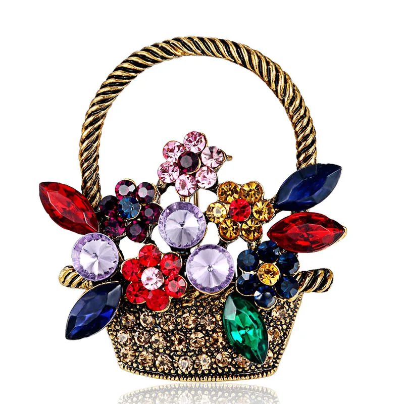 12pcs/lot Wholesale Vintage Flower baskets brooch women's party gifts Rhinestone Hijab Pins Women Bags Accessories Small Broch
12pcs/lot Wholesale Vintage Flower baskets brooch women's party gifts Rhinestone Hijab Pins Women Bags Accessories Small Broch