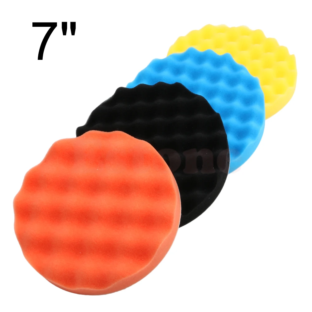 4Pcs 7 inch (180mm) Buffing Polishing Sponge Pads Kit For Car Polisher Buffer
4Pcs 7 inch (180mm) Buffing Polishing Sponge Pads Kit For Car Polisher Buffer