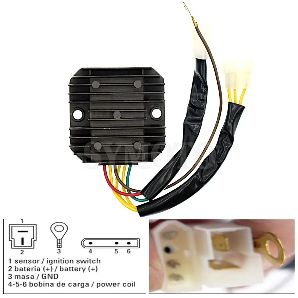 For BMW F650GS Dakar F650 GS 2000 2001 2002 2003 2004 2005 2006 2007 2008 Motorcycle Voltage Regulator Rectifier 12V
For BMW F650GS Dakar F650 GS 2000 2001 2002 2003 2004 2005 2006 2007 2008 Motorcycle Voltage Regulator Rectifier 12V
