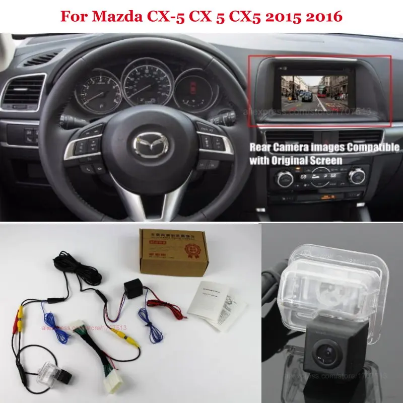 Yeshiбация Автомобильная камера заднего вида наборы для Mazda CX-5 CX 5 CX5 2015 2016 2017 - RCA и совместимый оригинальный экран
Yeshiбация Автомобильная камера заднего вида наборы для Mazda CX-5 CX 5 CX5 2015 2016 2017 - RCA и совместимый оригинальный экран
