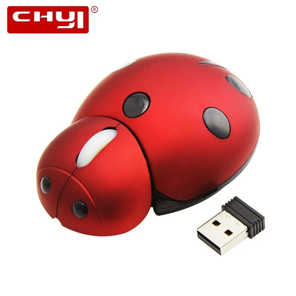 New Computer Mouse USB Gaming Wireless Mouse Cartoon Ladybug Shaped Gamer PC Mice 3000PI Mini Ergonomic 3D Office Laptop Mause
New Computer Mouse USB Gaming Wireless Mouse Cartoon Ladybug Shaped Gamer PC Mice 3000PI Mini Ergonomic 3D Office Laptop Mause