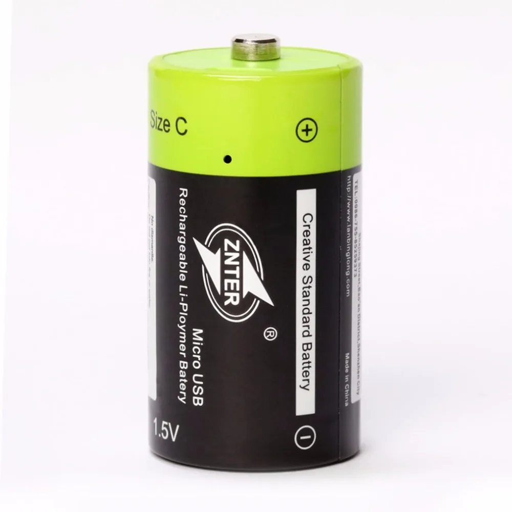 New hot sale ZNTER 1pcs/lot 1.5V 3000mAh rechargeable battery C size USB lithium polymer battery
New hot sale ZNTER 1pcs/lot 1.5V 3000mAh rechargeable battery C size USB lithium polymer battery