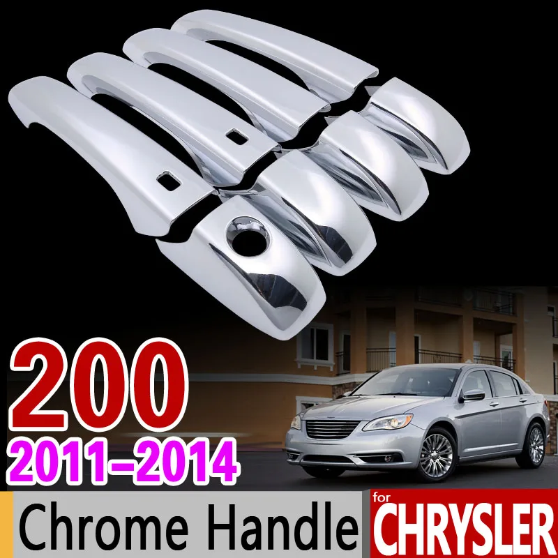 for Chrysler 200 2011-2014 Luxurious Chrome Handle Cover Trim Set of 4Door 2012 2013 Car Accessories Stickers Car Styling
for Chrysler 200 2011-2014 Luxurious Chrome Handle Cover Trim Set of 4Door 2012 2013 Car Accessories Stickers Car Styling