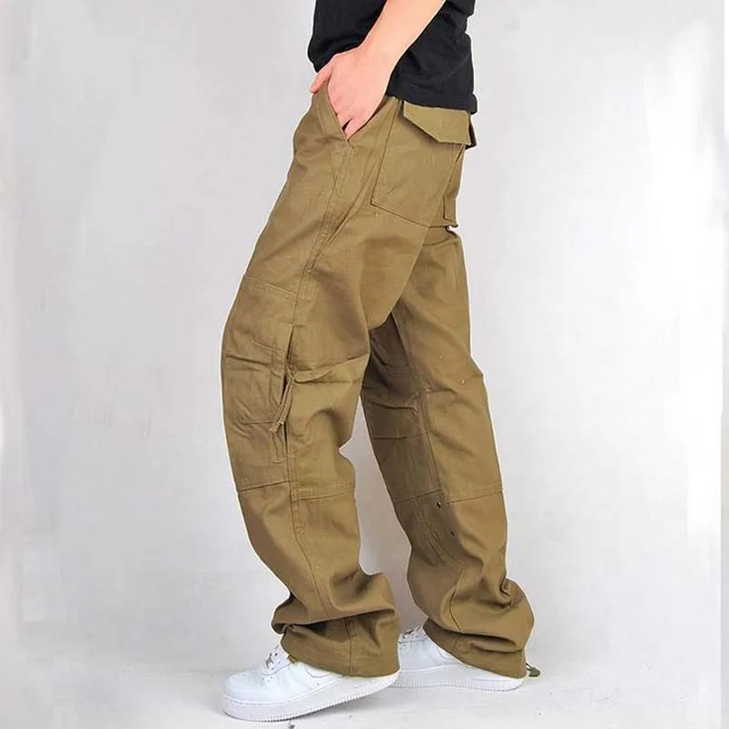 Autumn Spring Cargo Pants Side Zipper Pocket Men Cotton Straight Loose Baggy Harem Hip Hop Casual Pants Joggers Male Trousers
Autumn Spring Cargo Pants Side Zipper Pocket Men Cotton Straight Loose Baggy Harem Hip Hop Casual Pants Joggers Male Trousers