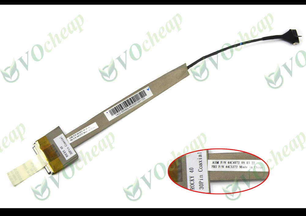 Новый ЖК-кабель для IBM/Lenovo Thinkpad SL400 SL400c 44C5372 Rocky 40 14,1 дюйма
Новый ЖК-кабель для IBM/Lenovo Thinkpad SL400 SL400c 44C5372 Rocky 40 14,1 дюйма