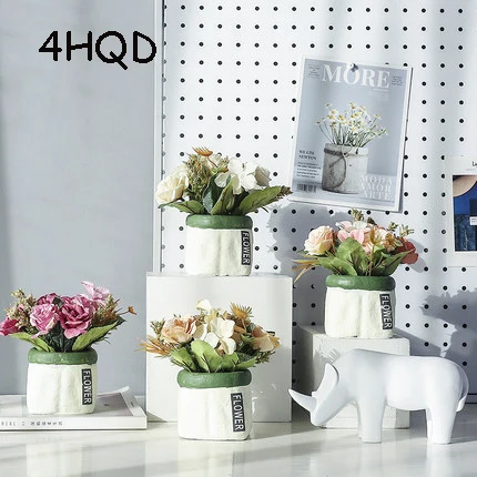 Nordic Creative Simulation Flower Fake Living Room Home Decoration Green Plant Potted Table Flower Set Furnishings
Nordic Creative Simulation Flower Fake Living Room Home Decoration Green Plant Potted Table Flower Set Furnishings