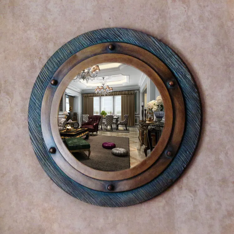 51cmx51cm European Modern Minimalist Bathroom Mirror Mediterranean Decorative Mirror Wall Hanging Basin Mirror Bathroom Mirror
51cmx51cm European Modern Minimalist Bathroom Mirror Mediterranean Decorative Mirror Wall Hanging Basin Mirror Bathroom Mirror