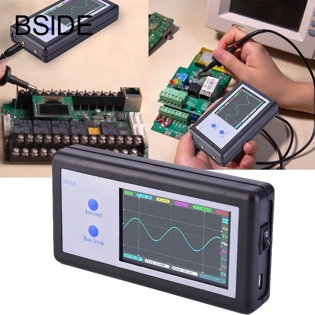 DSO602 портативный цифровой осциллограф 200 кГц двойная Сенсорная панель Channe Многофункциональный логический анализатор D602
DSO602 портативный цифровой осциллограф 200 кГц двойная Сенсорная панель Channe Многофункциональный логический анализатор D602