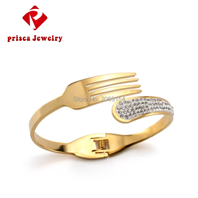 2025 New bracelet personalized stainless steel bangles gold color original jewelry artistic like fork
2025 New bracelet personalized stainless steel bangles gold color original jewelry artistic like fork