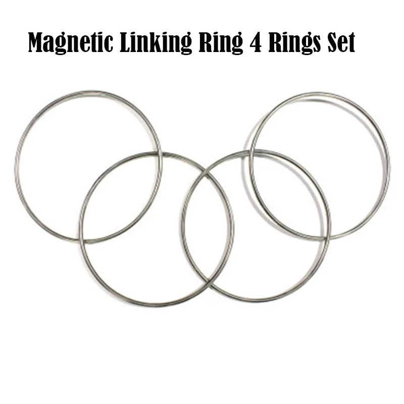 Large Size Magnetic Linking Ring 4 Rings Set(Dia. 30cm,Stainless Steel) Magic Tricks Magician Stage Illusions Gimmick Fun Magia
Large Size Magnetic Linking Ring 4 Rings Set(Dia. 30cm,Stainless Steel) Magic Tricks Magician Stage Illusions Gimmick Fun Magia