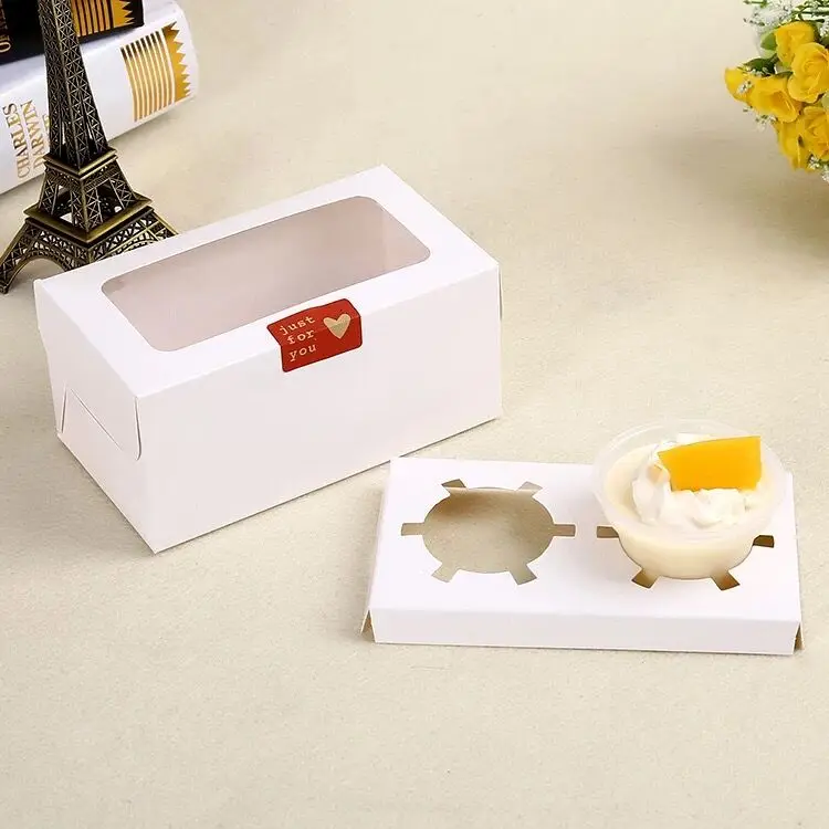 50pcs/lot-16*9*7.5cm White paperboard 2 cupcake boxes DIY party gift box cookies snack candy box Baking packing boxes
50pcs/lot-16*9*7.5cm White paperboard 2 cupcake boxes DIY party gift box cookies snack candy box Baking packing boxes
