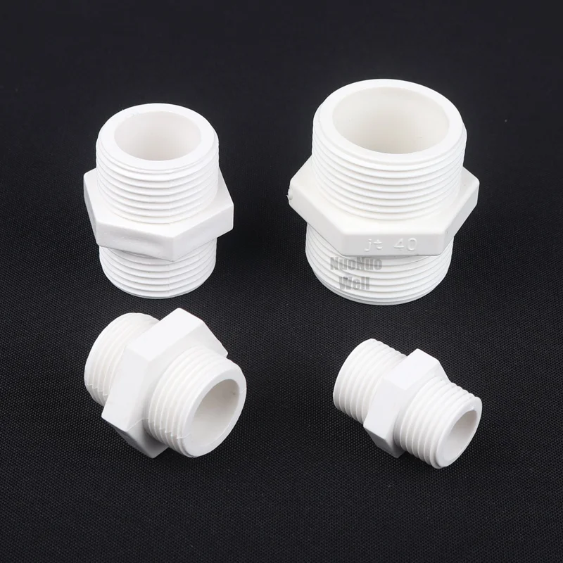 10pcs/lot 1/2" 3/4" 1" 1 1/4" Both Side Male Thread White PVC Joint Aquarium Garden Irrigation Water Pipe Connector Fittings
10pcs/lot 1/2" 3/4" 1" 1 1/4" Both Side Male Thread White PVC Joint Aquarium Garden Irrigation Water Pipe Connector Fittings