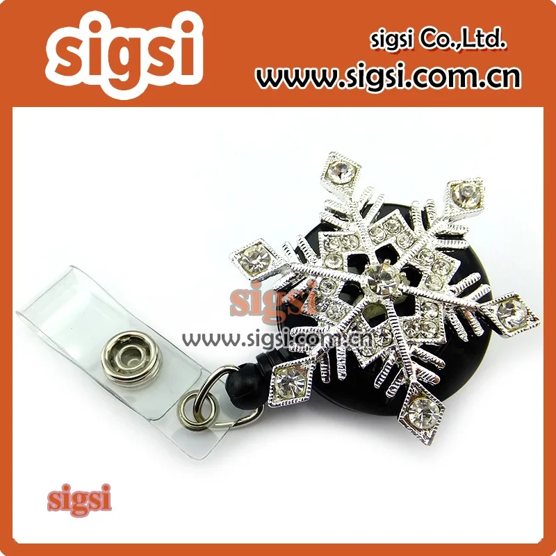 100pcs silver wholesale Hot Sale Rhinestone Snowflake Badge Reel/id badge reel for wedding gift/party
100pcs silver wholesale Hot Sale Rhinestone Snowflake Badge Reel/id badge reel for wedding gift/party