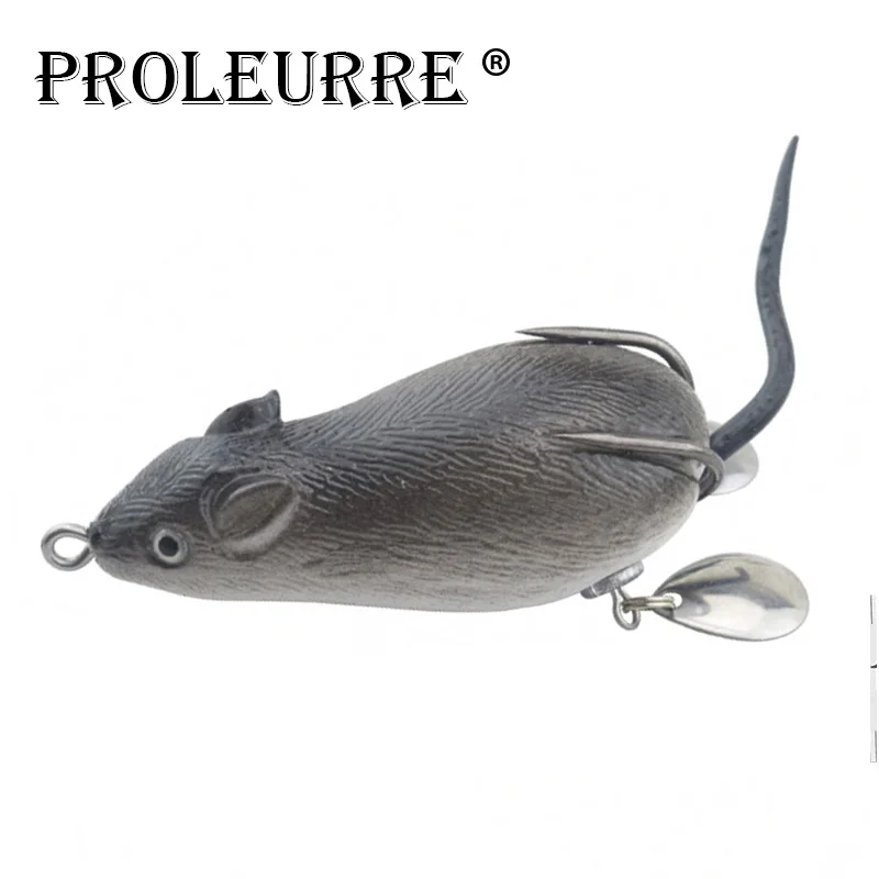Proleurre 1pcs 7cm 17.5g Soft Mouse Fishing Bait Japan Plastic Frog Lure Treble Hooks Topwater Frog Artificial Soft Bait Pesca
Proleurre 1pcs 7cm 17.5g Soft Mouse Fishing Bait Japan Plastic Frog Lure Treble Hooks Topwater Frog Artificial Soft Bait Pesca