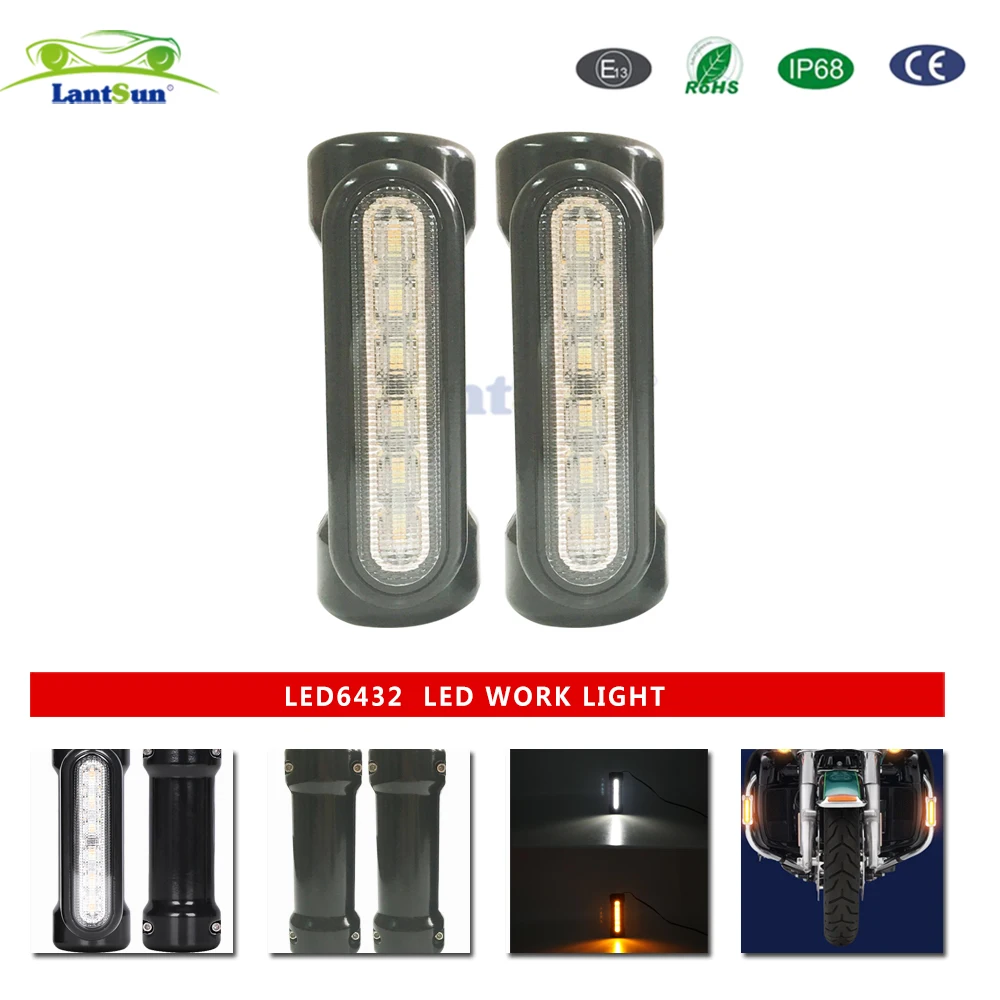 LED6432 Motorcycle auxiliary lamp White light turns yellow 12w Turn signal daytime running light led light Lantsun auto product
LED6432 Motorcycle auxiliary lamp White light turns yellow 12w Turn signal daytime running light led light Lantsun auto product
