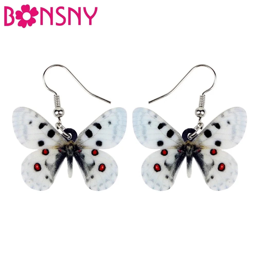 Bonsny Acrylic Novelty Parnassius Bremeri Butterfly Earrings Big Dangle Drop Fashion Jewelry For Women Girl Ladies Insect Charms
Bonsny Acrylic Novelty Parnassius Bremeri Butterfly Earrings Big Dangle Drop Fashion Jewelry For Women Girl Ladies Insect Charms