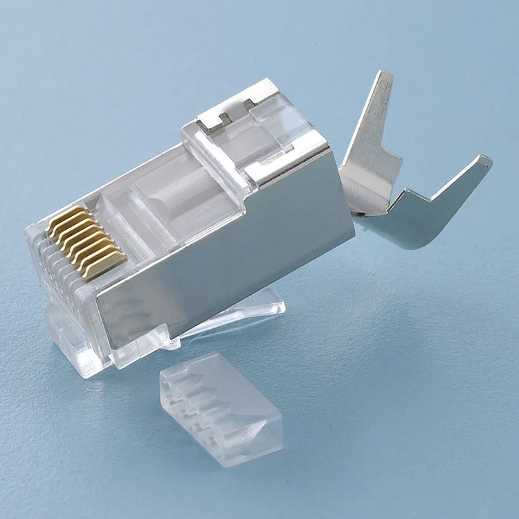 100PCS/lot CAT7 RJ45 Connector Shield FTP RJ45 Plug 8P8C Network CAT7 Modular Plug Connector for Ethernet Cable
100PCS/lot CAT7 RJ45 Connector Shield FTP RJ45 Plug 8P8C Network CAT7 Modular Plug Connector for Ethernet Cable