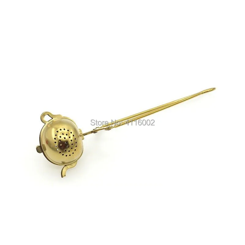 100pcs Golden Color Stainless Steel Tea Infuser Creative Tea Pot Shape With Handle Tea Filters Teaware Tool
100pcs Golden Color Stainless Steel Tea Infuser Creative Tea Pot Shape With Handle Tea Filters Teaware Tool