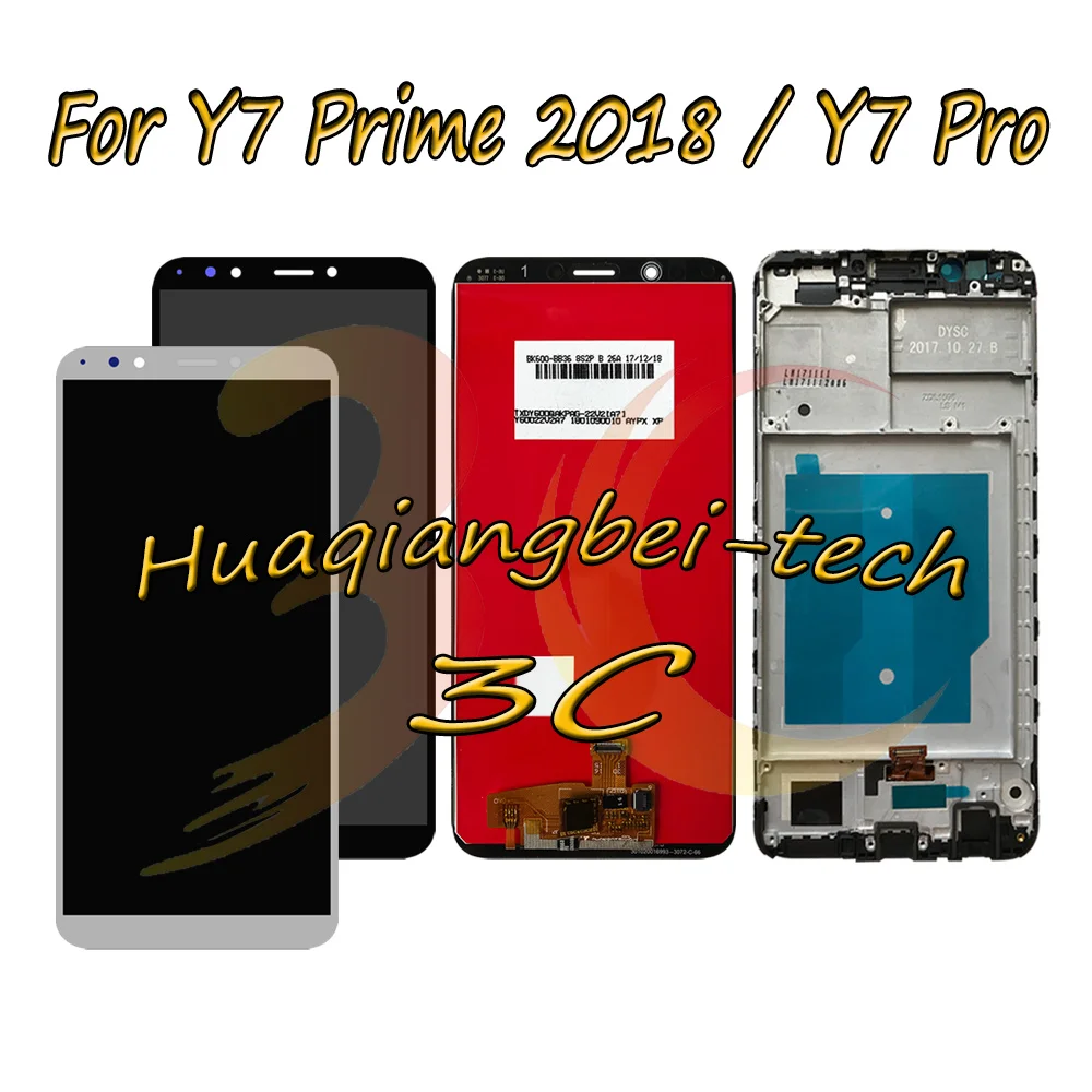 Новинка для Huawei Y7 2018 / Y7 Pro 2018 / Y7 Prime 2018 LDN-LX1 / LDN-L21 ЖК-дисплей сенсорный экран дигитайзер в сборе + рамка Крышка
Новинка для Huawei Y7 2018 / Y7 Pro 2018 / Y7 Prime 2018 LDN-LX1 / LDN-L21 ЖК-дисплей сенсорный экран дигитайзер в сборе + рамка Крышка