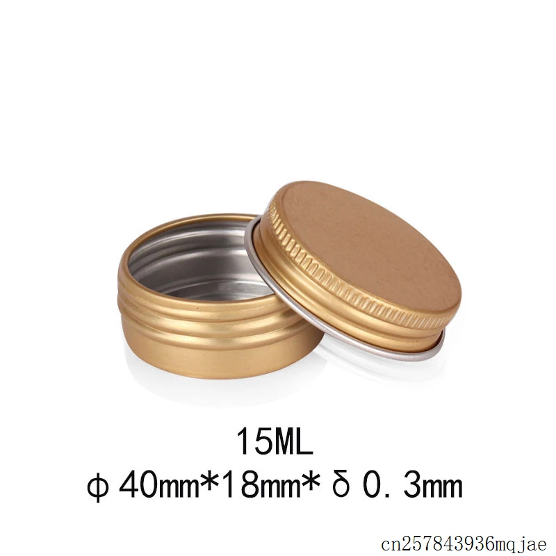 500pcs 15g Aluminum Jars Cream Mask Container Soap Packaging Pots with Screw Cap
500pcs 15g Aluminum Jars Cream Mask Container Soap Packaging Pots with Screw Cap