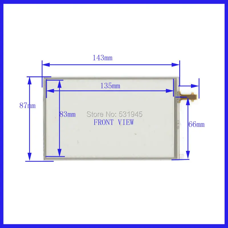 ZhiYuSun NEW 6 Inch Touch Screen 143*87 for industry applications 143mm*87mm for GPS GLASS
ZhiYuSun NEW 6 Inch Touch Screen 143*87 for industry applications 143mm*87mm for GPS GLASS