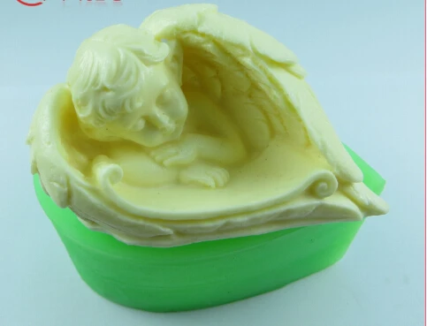 Angel modeling silicon soap mold baby Mold fondant Cake decoration mold wing Handmade soap mold No.S8004
Angel modeling silicon soap mold baby Mold fondant Cake decoration mold wing Handmade soap mold No.S8004