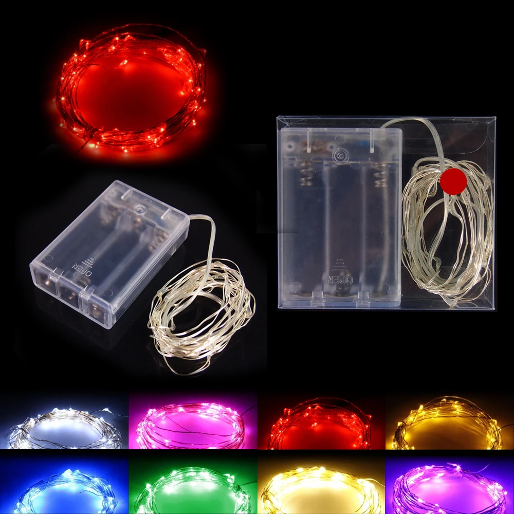 3AA Battery Powered 2M 20 led LED Silver Color Copper Wire Fairy String Lights lamp for Christmas Holiday Wedding and Party
3AA Battery Powered 2M 20 led LED Silver Color Copper Wire Fairy String Lights lamp for Christmas Holiday Wedding and Party