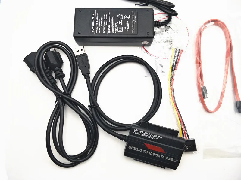 USB 3.0 to IDE SATA S-ATA 2.5 3.5 HD HDD Hard Drive Adapter Converter Cable 5 in 1
USB 3.0 to IDE SATA S-ATA 2.5 3.5 HD HDD Hard Drive Adapter Converter Cable 5 in 1