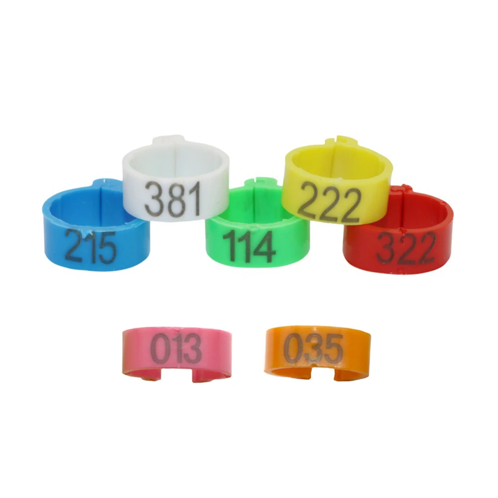 NO. 1-500 Digital Foot Buckle Ring 16mm Poultry Identification 7 colors ring Farm Chicken coop Feeding supplies 500 Pcs
NO. 1-500 Digital Foot Buckle Ring 16mm Poultry Identification 7 colors ring Farm Chicken coop Feeding supplies 500 Pcs